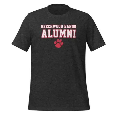 Alumni - Block Letters - T-Shirt (Dark Grey Heather)
