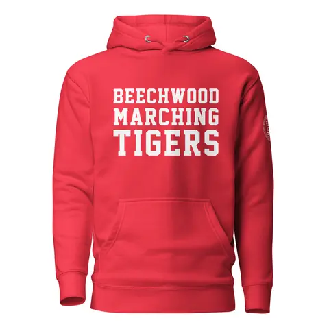 Marching Tigers Red Hoodie