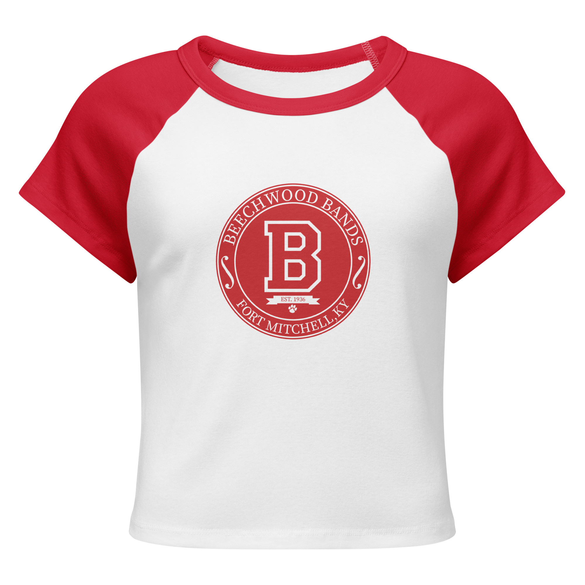 Women’s micro rib raglan baby tee