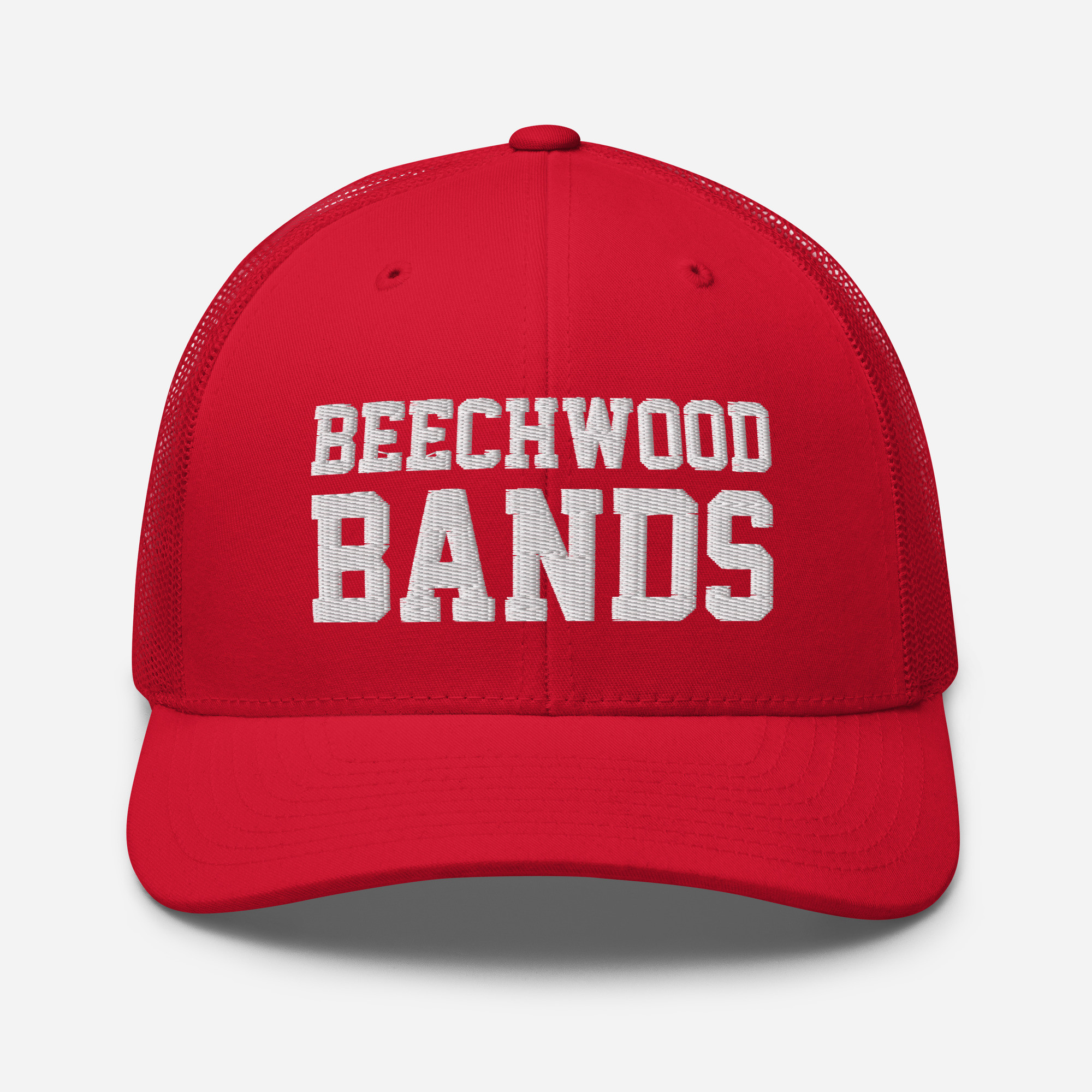 Red Retro Trucker Cap