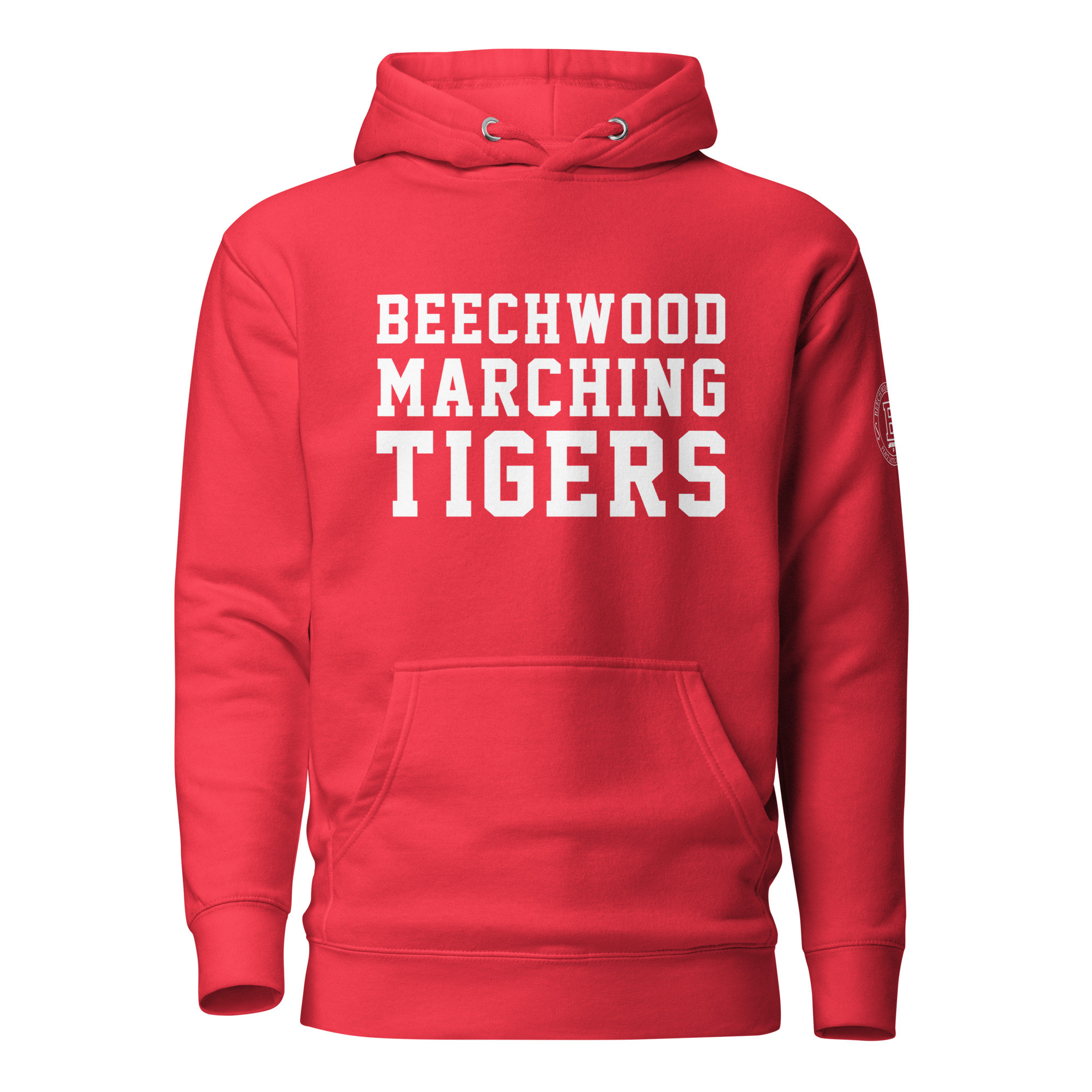 Marching Tigers Red Hoodie