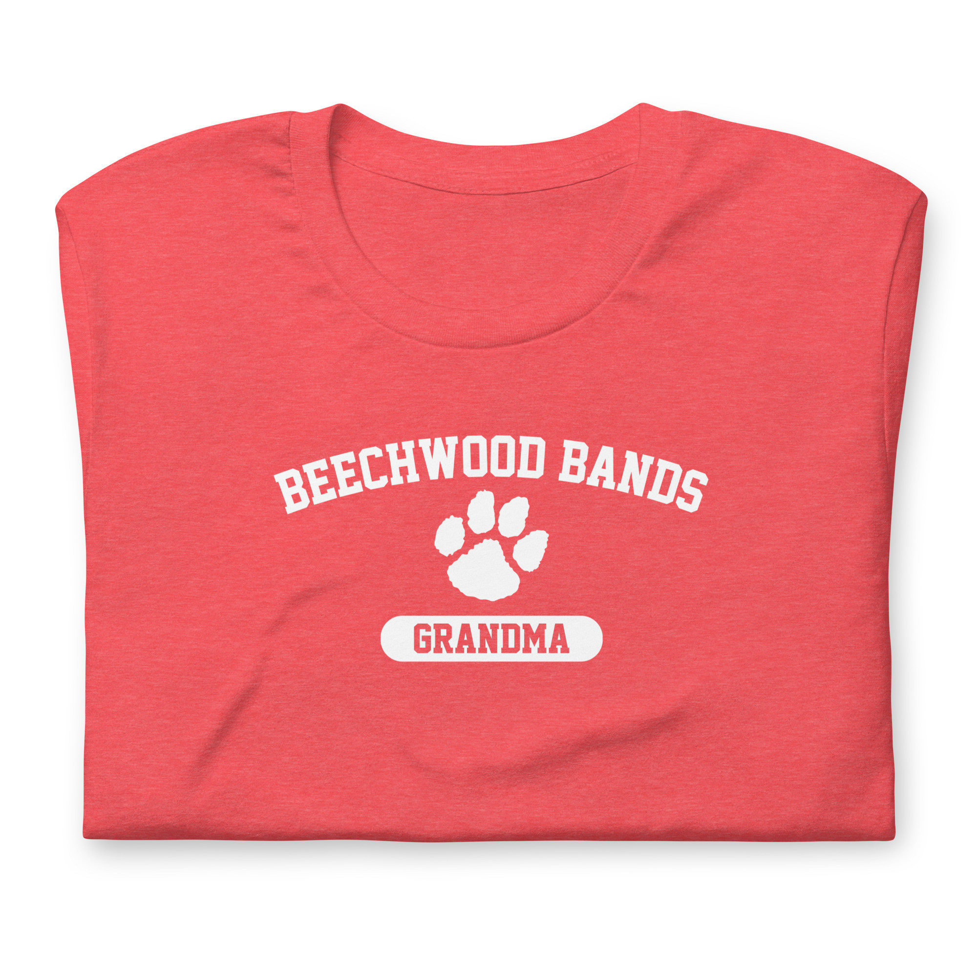 Grandma - Band Family T-Shirt (Heather Red)